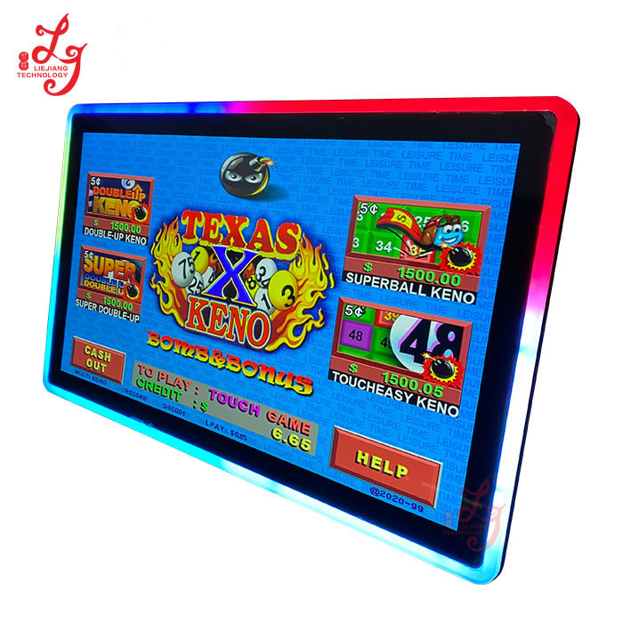 China Texas Keno Game PCB Boards 22 19 Inch Touch Screen Gaming Monitor Machines for sale