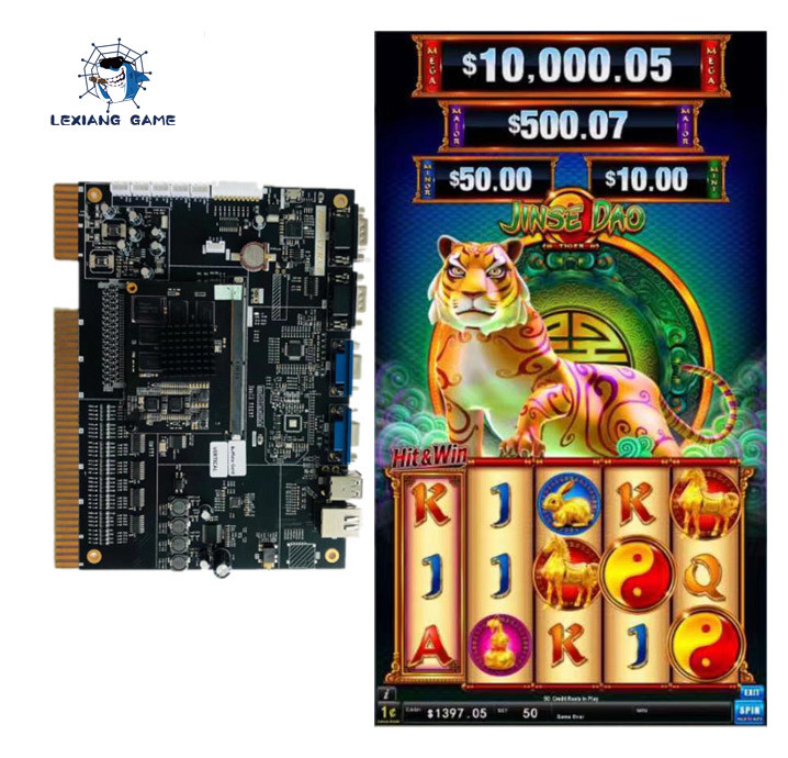 Buy cheap Jinse Dao 4 in 1 Tiger 43 Inch Vertical Screen Slot Game Machine Casino Gambling from wholesalers