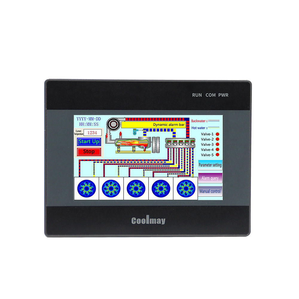 Buy cheap Coolmay 4.3 Inch Integrated HMI PLC All In One Rs232 Rs485 Com Port product