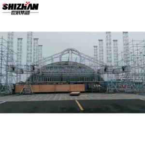 Buy cheap TUV Stage Decoration Circles Curved Aluminum Triangle Lighting Truss product