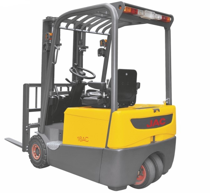 2 Ton Three Wheel Electric Forklift , Electric Warehouse Forklift Lifting Equipment