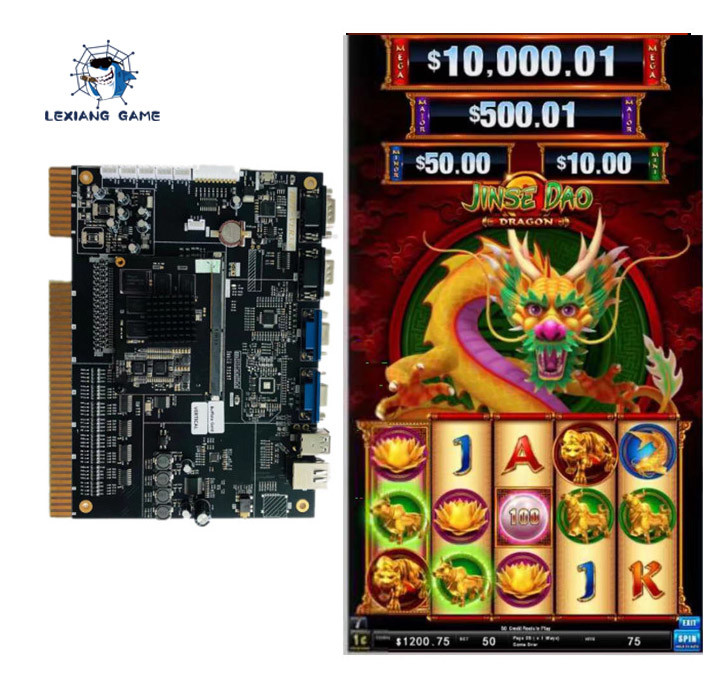 Buy cheap Jinse Dao 4 in 1 Dragon LCD Screen 4 in 1 Games Casino Video Slots Game Machine from wholesalers