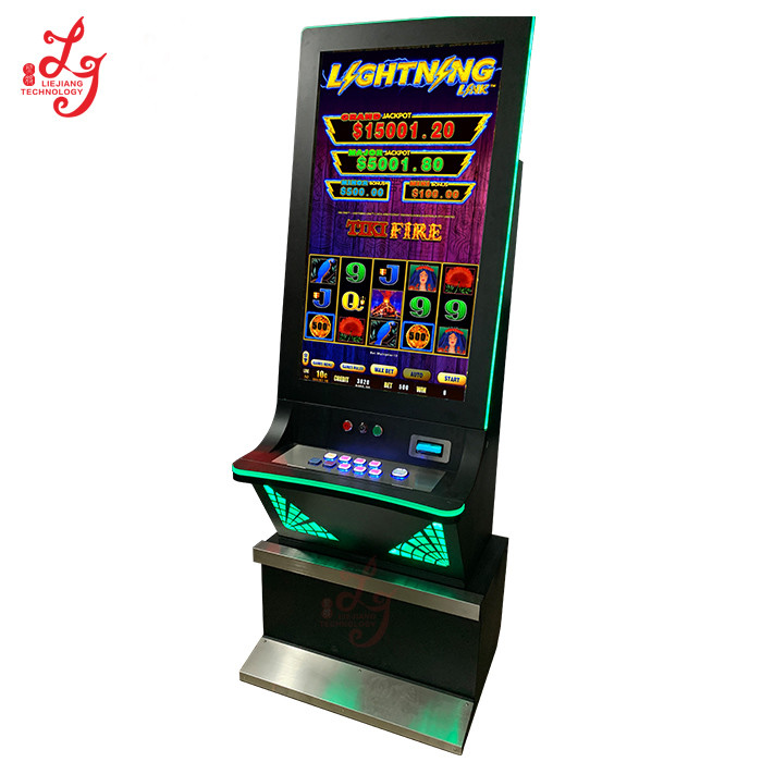 Tiki Fire Lightning Link Vertical Screen Slot Game 43'' Touch Screen Games for sale