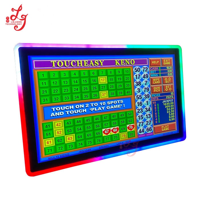China PCB Boards Texas Keno Touch Easy Keno Slot Keno 22 19 Inch Touch Screen Game Machines for sale
