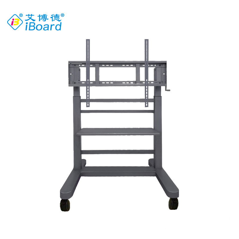 High Quality 40Kgs Interactive Whiteboard Stand Flat Screen Cart Lift Mute for sale