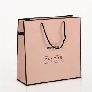 Buy cheap Folding Printed Paper Shopping Bags / Custom Paper Gift Bags Full Color Printing product