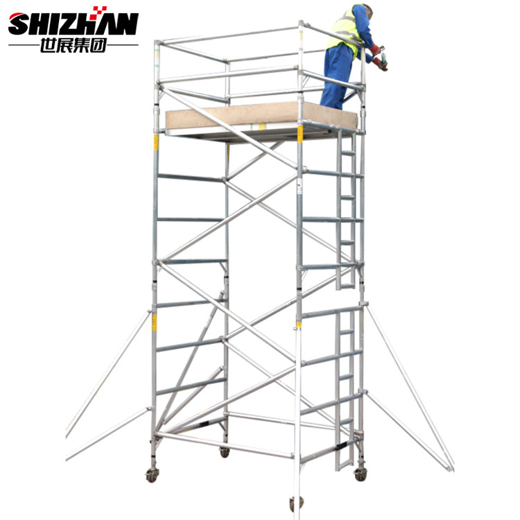 Buy cheap H FRAME Construction Site Lightweight Aluminum Scaffolding With Clamps product