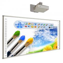 China 84 Inch Infrared Interactive Whiteboard Wall mounted for teaching for sale