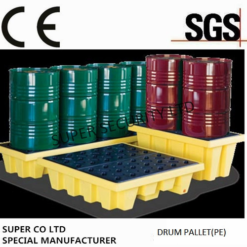 Buy cheap Polyethylene Drum Containment Pallets For Chemical , Acids Amd Corrosives Liquid Distributed Load 1100kg from wholesalers