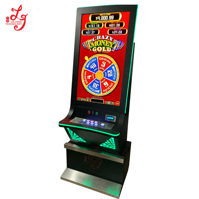 China Crazy Money Gold Video Slot Game Touch Screen Video Slot Games Machines For Sale for sale