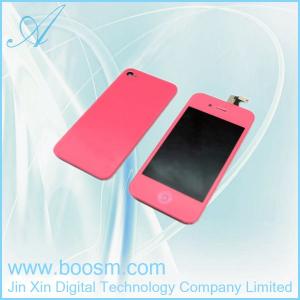 Buy cheap HOT seller!!!Pink LCD Digitizer for iPhone 4s with Back Cover in Low Price product