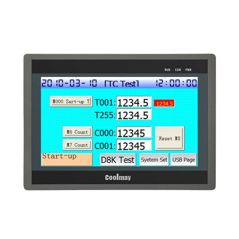 Buy cheap Integrated HMI PLC Handwheel Pulse Function 60K-Color Resistive Screen from wholesalers