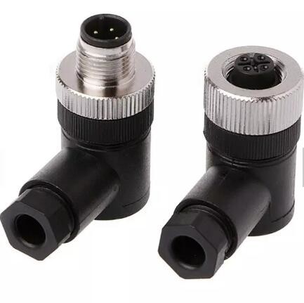 Buy cheap M12 Straight Angle IP67 4 5 8Pin AISG Sensor Connector PA66 Threaded Coupling product