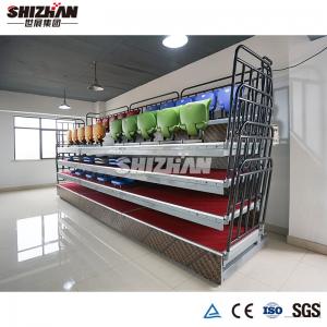 Buy cheap Electric Automatic Retractable Telescopic Seating System Plastic Bleachers product