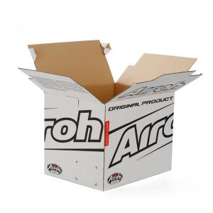 Buy cheap Custom Folding Corrugated Cardboard Box , Corrugated Cardboard Shipping Boxes product
