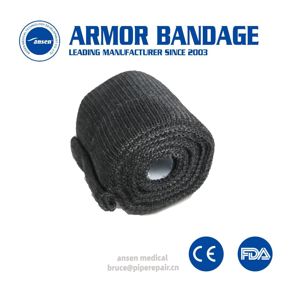 Buy cheap Industrial armor belt black tube bandage waterproof pipe repair bandage product