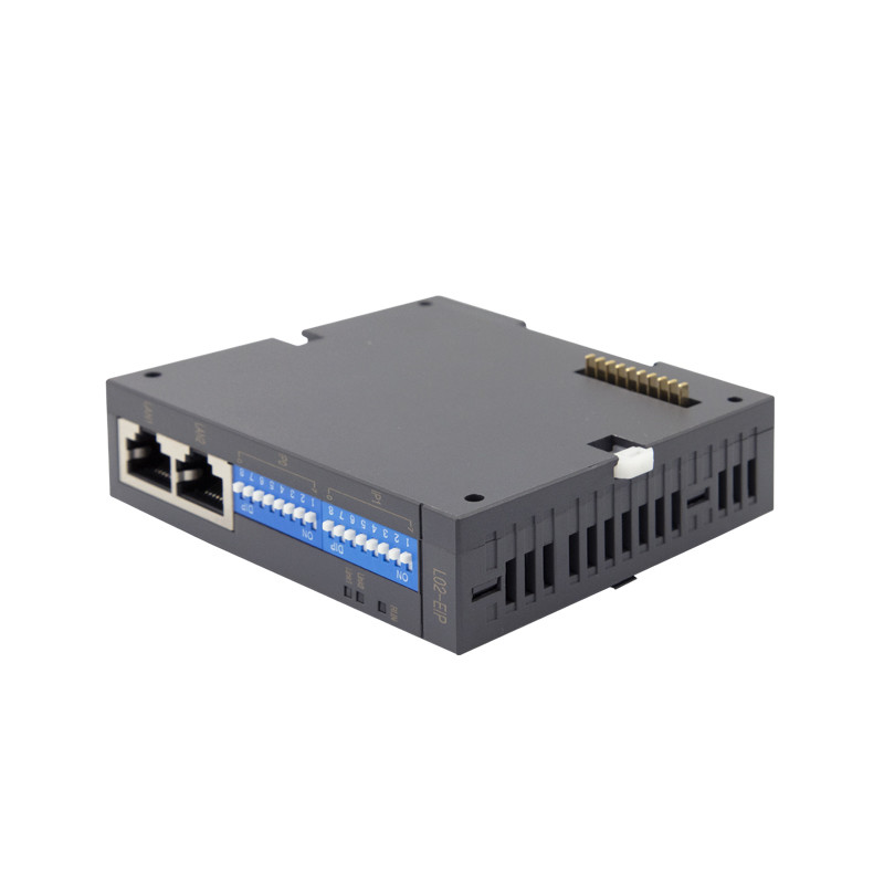 Buy cheap DIN35 Rail PLC Logic Controller With 2 RJ45 100Mb Ethernet Interface product