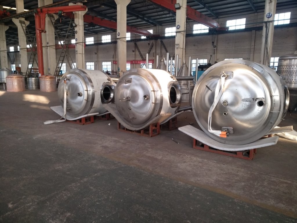 Silver Beer Fermentation Equipment Stainless Steel Conical Fermentation Tank for sale