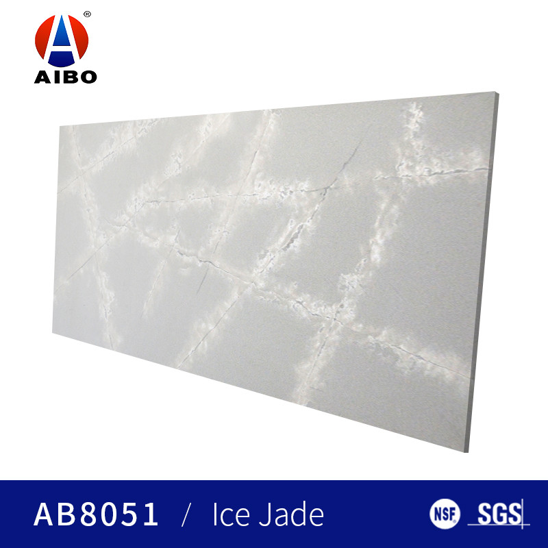 Buy cheap Ice Crack Artifical Quartz Stone Solid Surface 20mm Thickness countertops product