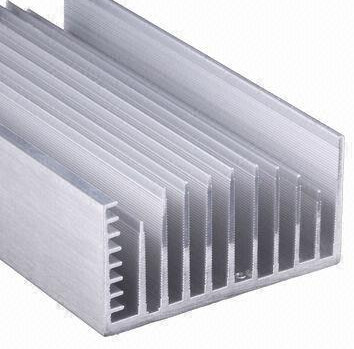Buy cheap Clear Anodized 6063-T5 Aluminum LED Heat Sink Extrusion Profiles With Tapping , Stamping product