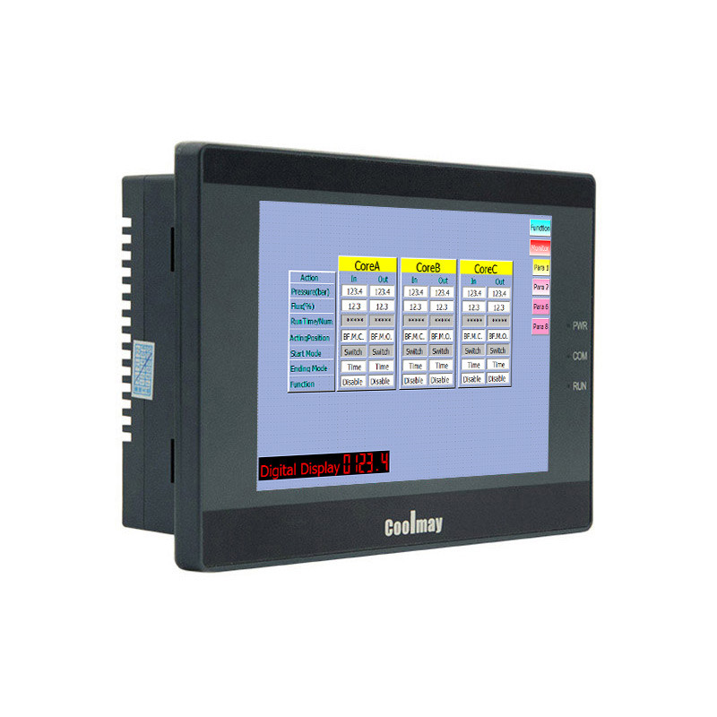 Buy cheap 5"TFT QM3G Series Touch Screen Plc Controller 800*480 Pixels NOR Flash 8MB Relay MR Or MOS I/O product