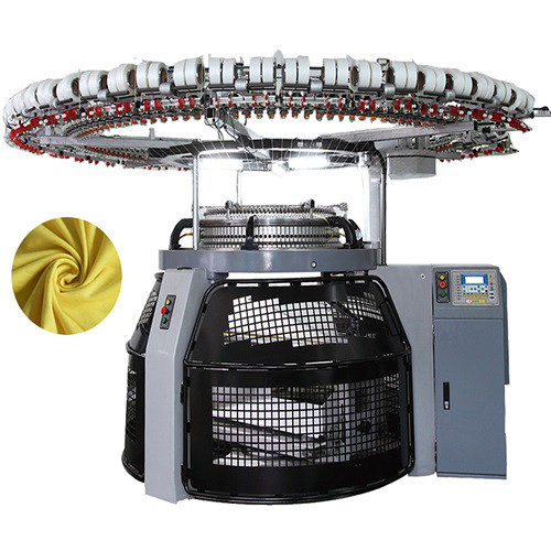 Color Stripes 16G-38G Single Jersey Circular Knitting Machine 7.5 KW 5.5KW for sale