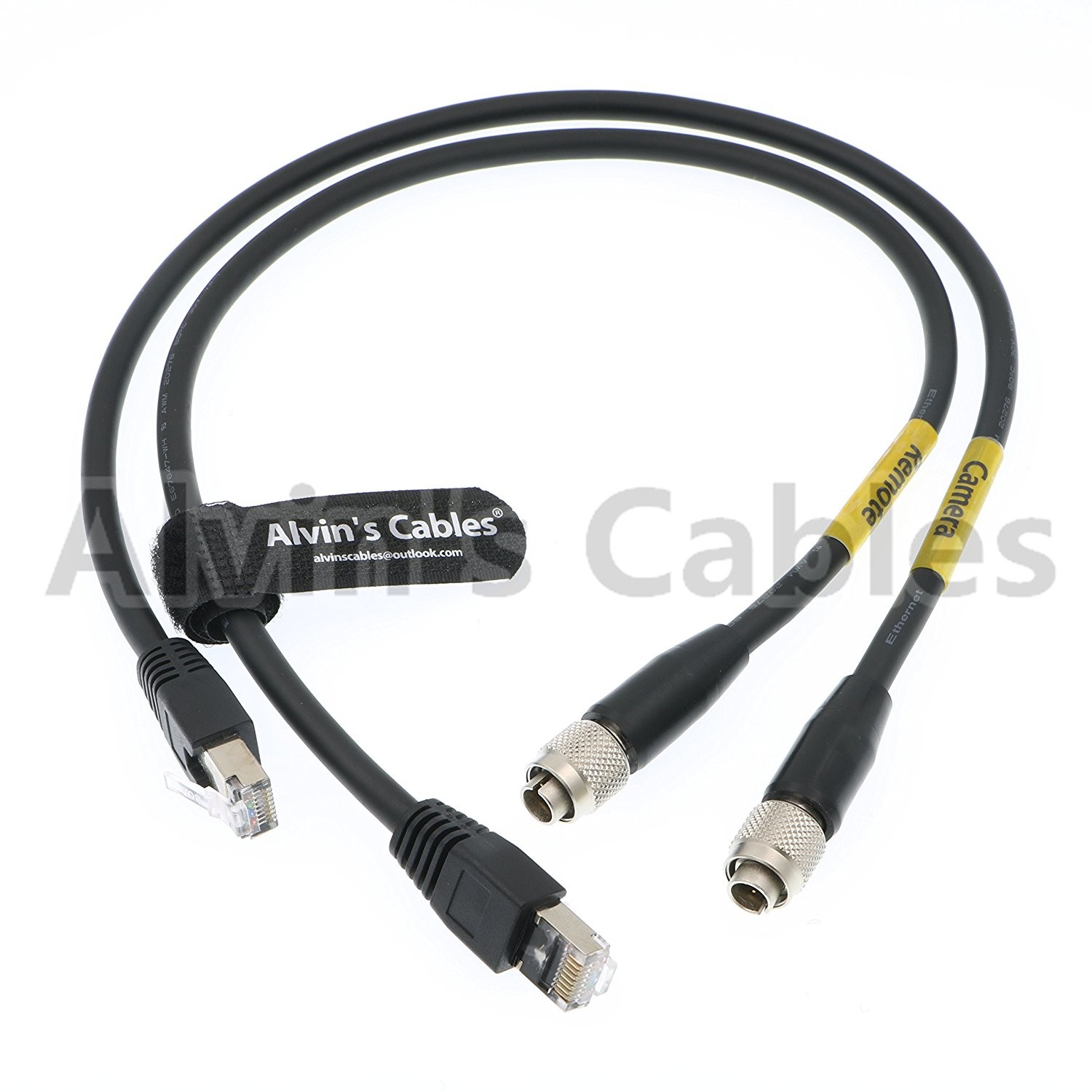 Buy cheap Sony RCP RJ45 Cat6 M12 Cable Assembly Flexible Original Hirose 8 Pin Connector product