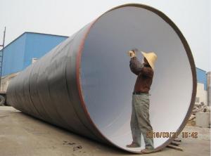 Buy cheap EN10219/AS1163 SSAW steel pipe/carbon Spiral Welded Steel Pipes and Tubes for water/Internal FBE Coating Steel Pipe product
