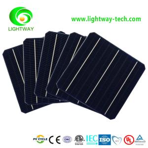Buy cheap 156x156 21.2% high efficiency monocrystalline silicon solar cell made in Taiwan product