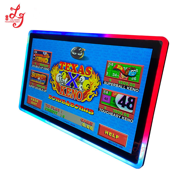 China 28 Pin American TEXAS KENO 4 In 1 Gambling POG WMS Game Board Machine Work For 3M Protocol Touch Monitor for sale