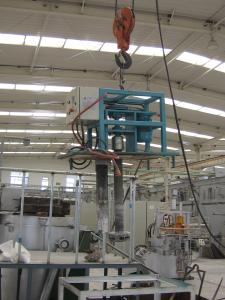 Buy cheap Suspending Rotary Degassing Unit Aluminum 500 Rpm Refining Process product