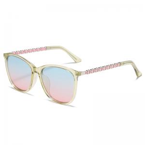 Buy cheap Women'S Large Metal Sunglasses Anti Ultraviolet Anti Reflective CE product