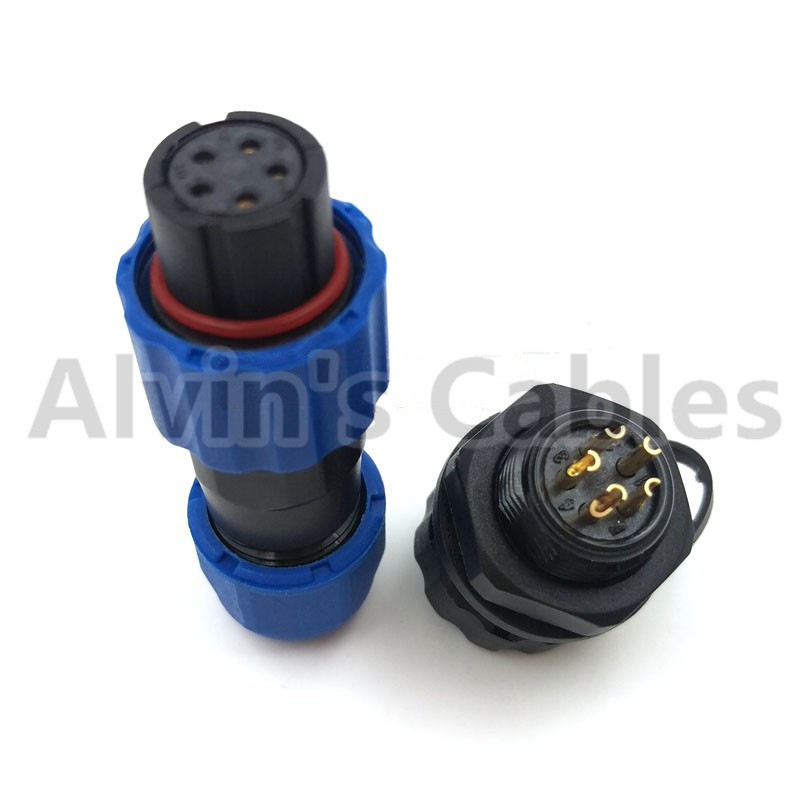 Buy cheap Outdoor Waterproof Plastic Cable Connector IP68 Rating 13-28mm Outer Diameter product