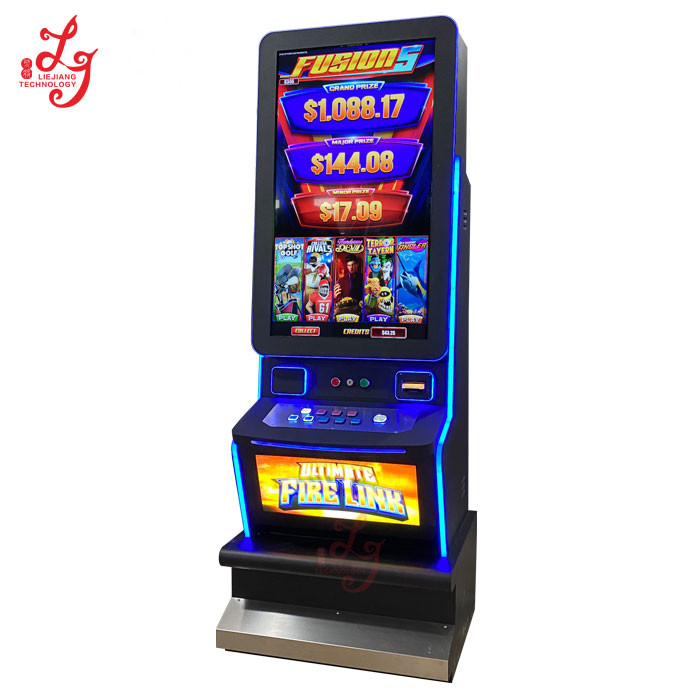 43 Inch Touch Screen Fusion 5 Games Machines Monitors With LED Lights Mounted for sale
