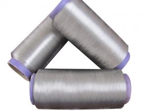 Buy cheap silver conductive yarn product