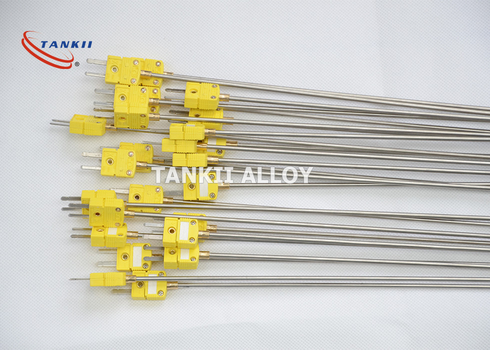 Buy cheap SS304 Sheath Mgo Thermocouple Mineral Insulation With Male Connector product