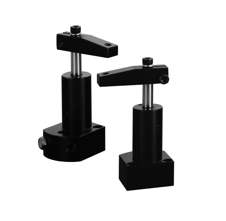 Buy cheap Flange Mounting Hydraulic Swing Clamp / Threaded Hydraulic Cylinder product