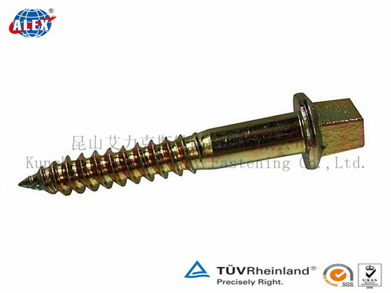 Buy cheap Railway Screw Spike for Railroad Maintenance product