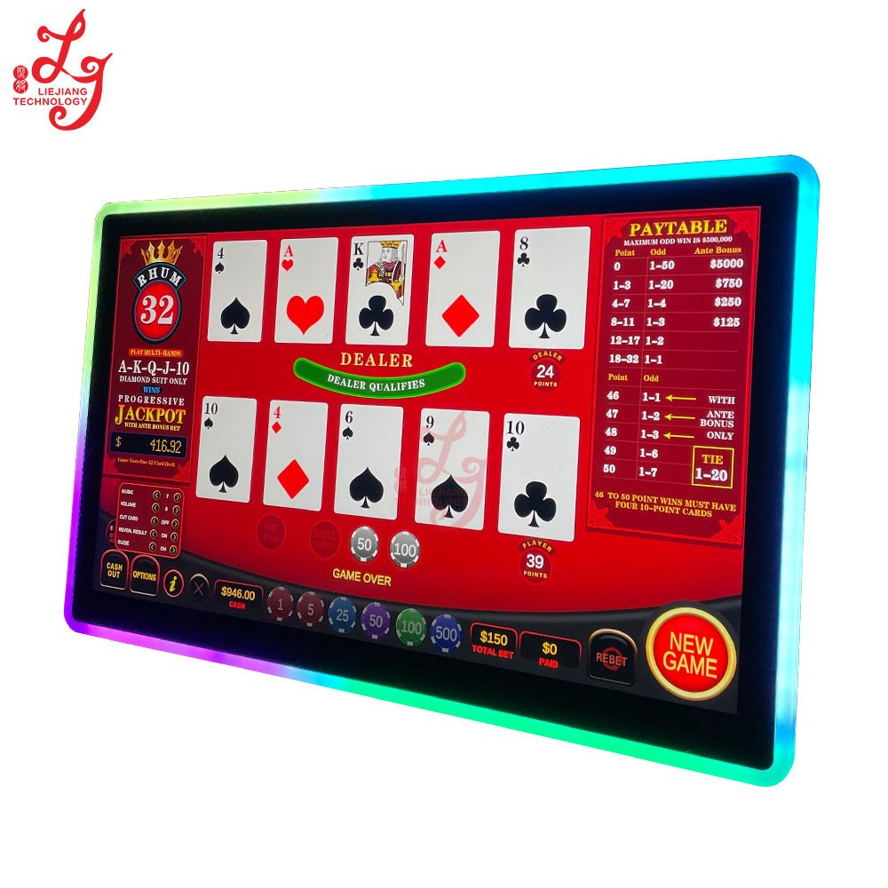RHUM 32 Play Multi Hands Wins Progressive Jackpot PatTable Video slot Game Poker for sale