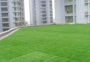 Buy cheap Custom Nature Green Roof Artificial Grass Wear Resistance Long Service Life product
