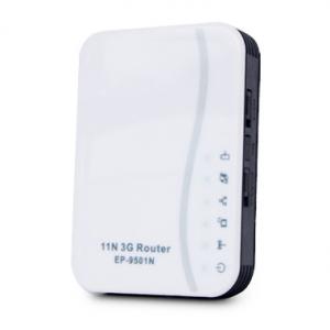 Buy cheap 2.4GHz 128-bit WEP portable 3g wifi router for Enterprise with 4-Port Switch product