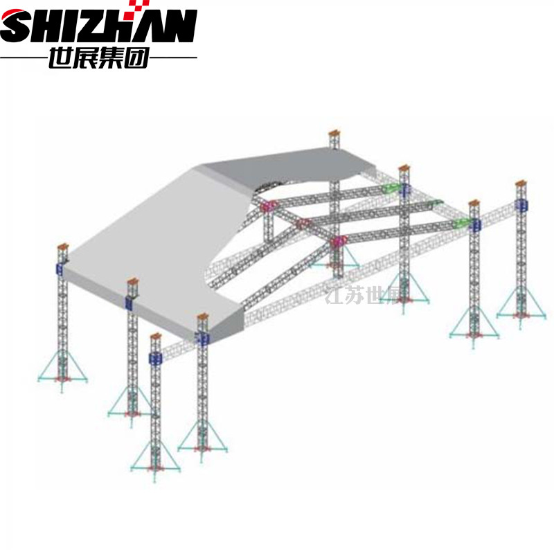 Buy cheap Concert Stage Roof Aluminum Truss Display Curved from wholesalers