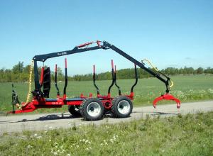 Buy cheap ZM10006 Log trailer crane for forestry industry product