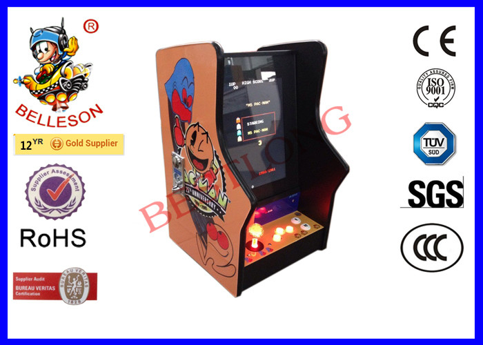 China PACMAN Arcade Game Machines 15 Inch LCD Screen Stereo Speakers for sale