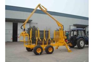 Buy cheap ZM12006 Log trailer with crane product