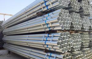 Buy cheap BS 1387/ ASTM A53 Hot dipped galvanized round steel pipe/GI Pre Galvanized Steel Pipe/galvanized seamless steel pipe product
