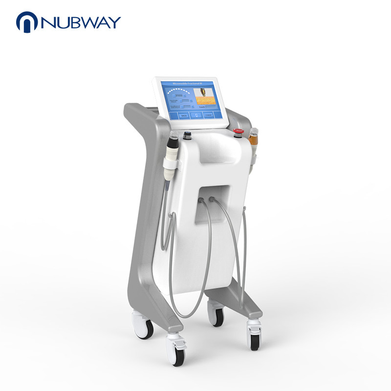 2019 hot sale 2 handles face lifting microneedle rf fractional machine with for sale