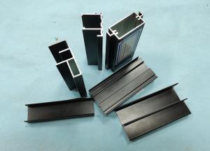 Buy cheap 6063 T5 Aluminium Sliding Door Profiles Powder Coating Black product