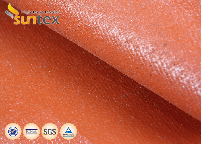 1.7mm Heavy Fire Protection Silicone Coated Fiberglass Fabric Material Heat Insulation Covers
