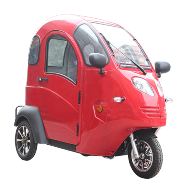 Buy cheap 72V 20Ah Disabled 3 Wheel Electric Tricycle 1500W Enclosed Trike Motorcycle product